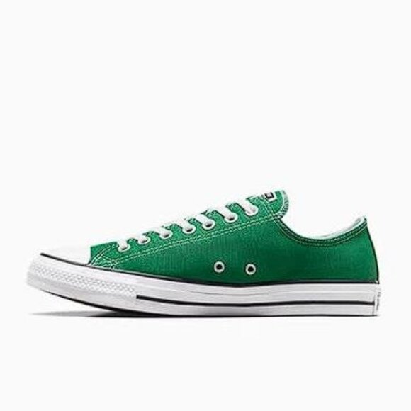 CONVERSE Unisex Chuck Taylor All Star Canvas Low Top Shoe Size M11/W13 In Green - Picture 1 of 13